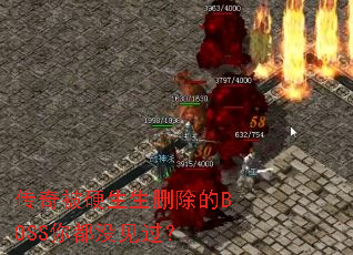 传奇被硬生生删除的BOSS你都没见过? 传奇被硬生生删除的BOSS你都没见过?