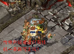 传奇升级难道只有挂机一条路可走吗? 传奇升级难道只有挂机一条路可走吗?