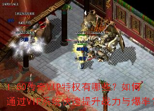 1.80传奇VIP特权有哪些?如何通过VIP系统快速提升战力与爆率? 1.80传奇VIP特权有哪些?如何通过VIP系统快速提升战力与爆率?