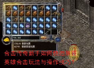 合击传奇新手如何快速掌握英雄合击玩法与操作技巧? 合击传奇新手如何快速掌握英雄合击玩法与操作技巧?