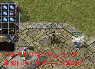 中变传奇SF道士玩家召唤技能如何选?最强宝宝选择攻略 中变传奇SF道士玩家召唤技能如何选?最强宝宝选择攻略