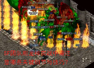 SF团队刷龙神实战中需注意哪些关键细节与技巧? SF团队刷龙神实战中需注意哪些关键细节与技巧?