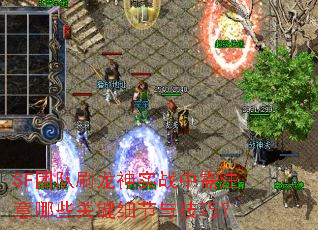 SF团队刷龙神实战中需注意哪些关键细节与技巧? SF团队刷龙神实战中需注意哪些关键细节与技巧?