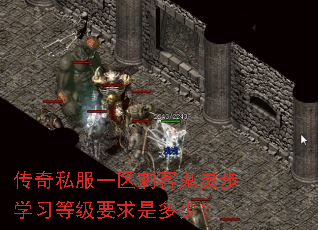 传奇私服一区刺客鬼灵步学习等级要求是多少? 传奇私服一区刺客鬼灵步学习等级要求是多少?
