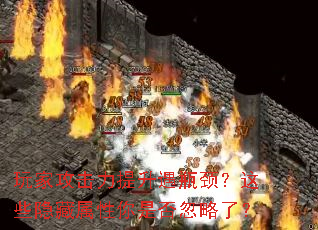 玩家攻击力提升遇瓶颈?这些隐藏属性你是否忽略了? 玩家攻击力提升遇瓶颈?这些隐藏属性你是否忽略了?