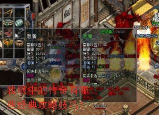 我眼中的传奇有哪些经典攻略技巧? 我眼中的传奇有哪些经典攻略技巧?