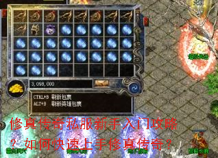 修真传奇私服新手入门攻略?如何快速上手修真传奇? 修真传奇私服新手入门攻略?如何快速上手修真传奇?