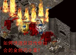 如何快速获取传奇行会的金创药小量? 如何快速获取传奇行会的金创药小量?