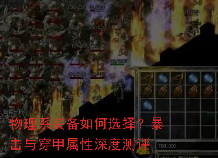 物理系装备如何选择?暴击与穿甲属性深度测评 物理系装备如何选择?暴击与穿甲属性深度测评