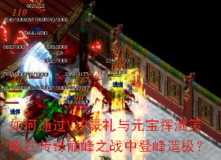 ���ͨ��VIP������Ԫ�����������ڴ����۷�֮ս�еǷ��켫��