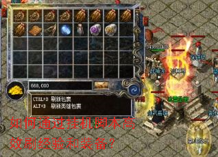 如何通过挂机脚本高效刷经验和装备? 如何通过挂机脚本高效刷经验和装备?