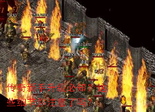 传奇新手升级必知?这些细节你注意了吗? 传奇新手升级必知?这些细节你注意了吗?