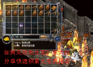 如何高效刷元宝?求大佬分享快速积累元宝的秘诀 如何高效刷元宝?求大佬分享快速积累元宝的秘诀