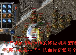 如何制定攻城掠地的终极制胜策略?征战沙场有哪些必备技巧?热血传奇私服全攻略解析 如何制定攻城掠地的终极制胜策略?征战沙场有哪些必备技巧?热血传奇私服全攻略解析