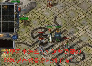 ��ڸ�����ô����Щ����BOSS�ͼ�Ʒװ����ˢ������