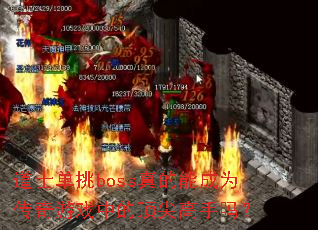 道士单挑boss真的能成为传奇游戏中的顶尖高手吗? 道士单挑boss真的能成为传奇游戏中的顶尖高手吗?