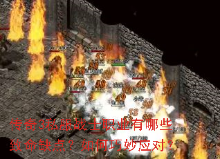 传奇3私服战士职业有哪些致命缺点?如何巧妙应对? 传奇3私服战士职业有哪些致命缺点?如何巧妙应对?