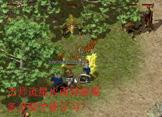 法师流星火雨技能需多少级才能学习? 法师流星火雨技能需多少级才能学习?