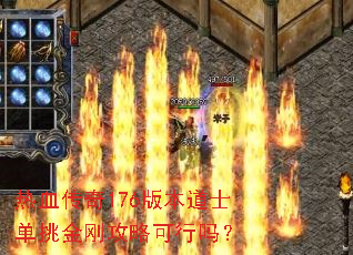 热血传奇176版本道士单挑金刚攻略可行吗? 热血传奇176版本道士单挑金刚攻略可行吗?