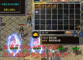 如何在3000ok传奇私服中快速提升角色等级与战力? 如何在3000ok传奇私服中快速提升角色等级与战力?