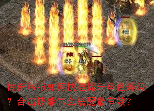 传奇私服如何快速提升角色等级?合击技能怎么搭配最有效? 传奇私服如何快速提升角色等级?合击技能怎么搭配最有效?