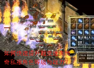 如何快速提升超变迷失传奇私服角色等级与战力? 如何快速提升超变迷失传奇私服角色等级与战力?