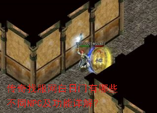 传奇找服网白日门有哪些不同NPC及功能详解? 传奇找服网白日门有哪些不同NPC及功能详解?