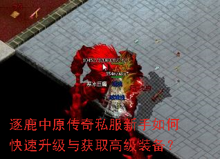 逐鹿中原传奇私服新手如何快速升级与获取高级装备? 逐鹿中原传奇私服新手如何快速升级与获取高级装备?