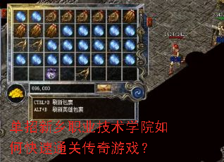 单招新乡职业技术学院如何快速通关传奇游戏? 单招新乡职业技术学院如何快速通关传奇游戏?