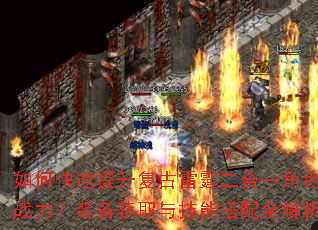 如何快速提升复古雷霆二合一角色战力?装备获取与技能搭配全解析 如何快速提升复古雷霆二合一角色战力?装备获取与技能搭配全解析