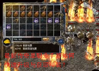 最新传奇单职业手游如何快速升级与获取神装? 最新传奇单职业手游如何快速升级与获取神装?