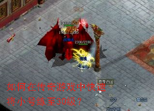 如何在传奇游戏中快速将小号练至30级? 如何在传奇游戏中快速将小号练至30级?